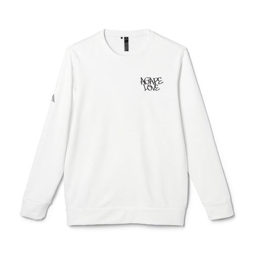 Adidas Crewneck Sweatshirt — "Agape Love" Angel Wings Graphic